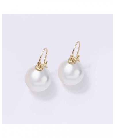 stud earrings 14K gold plating simple earrings, Elegant Earrings design style best confession gift White $7.50 Earrings