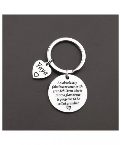 Yaya Gift Grandma Keychain Mothers Day Gifts New Grandma Gift Fabulous Yaya $9.12 Pendants