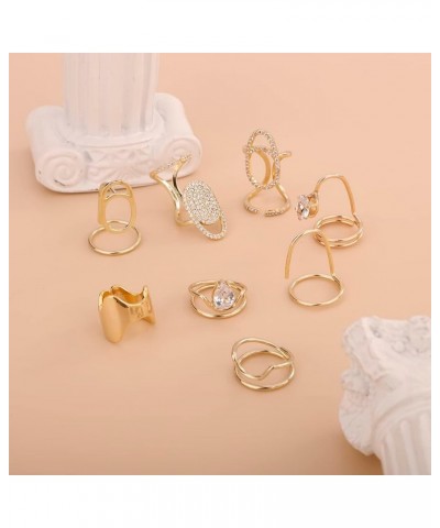 Boho Small Cute Silver Fingertip Ring Knuckle Nail Jewelry for Women Girls Fashion Knuckle Jewelry Gold Style 2 $7.49 Rings