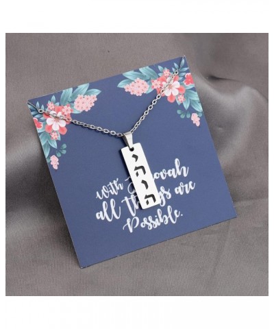 Jehovah Witness Gift JW Baptism Gift With Jehovah All Things Are Possible Pioneers Gift with jehovah card ne $11.15 Necklaces