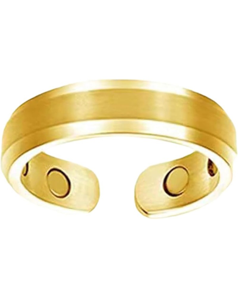 Calmi Ring, Calmi Ring Magnetic, Calmi Rings for Women Magnetic Gold stone $13.02 Rings