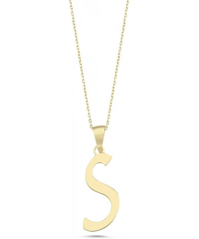 100% 14k Pure Gold Necklace - Non Tarnish Dainty Charm Personalized Initial Necklaces for Women, Teen Girls, Mom, Daughter, G...