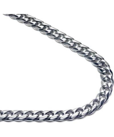 True Titanium 7MM Curb Link Necklace Chain 18.0 Inches $52.78 Necklaces