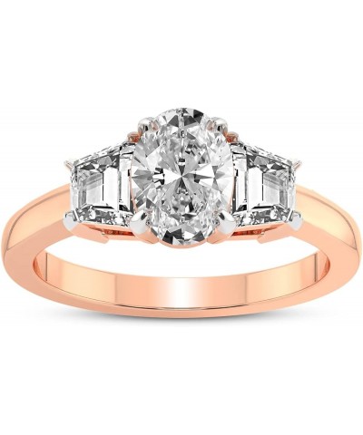 1 Carat -5 Carat | IGI Certified Lab Grown Diamond Engagement Ring | 14K Or 18K in White, Yellow Or Rose Gold | Dianna Three ...