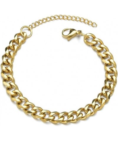 Gold Cuban Link Bracelets for Women 18K Gold Plated Cuban Chain Women Gold Bracelets Classic Cuban Link Chain Hip Hop Jewelry...