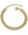 Gold Cuban Link Bracelets for Women 18K Gold Plated Cuban Chain Women Gold Bracelets Classic Cuban Link Chain Hip Hop Jewelry...