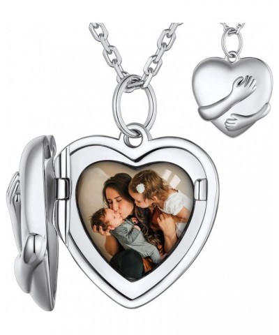 Heart Locket Necklace with Picture Custom 925 Sterling Silver/18K Gold/Rose Gold Photo Locket Pendant Charm Personalized Cust...