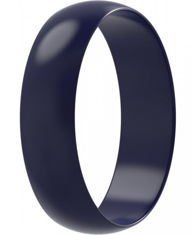 Silicone Wedding Ring for Women - 1 Ring (Women Navy Blue, 8-8.5 (18.50mm) $7.97 Body Jewelry