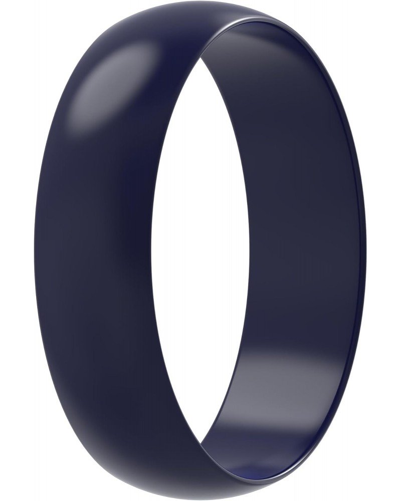 Silicone Wedding Ring for Women - 1 Ring (Women Navy Blue, 8-8.5 (18.50mm) $7.97 Body Jewelry