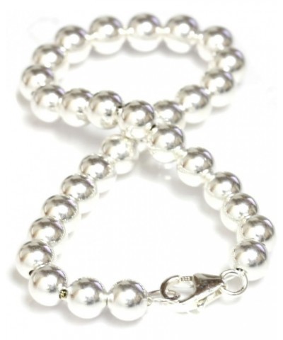 Gold Filled Beaded Ball Bracelet with Lobster Clasp 4 mm Beads 6" to 9 Silver 8.5 Inches $33.00 Bracelets