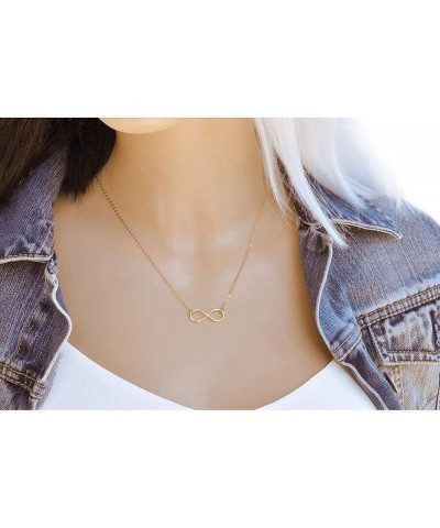 Best Friend Cross Arrow Infinity Love Necklace 16K Gold Plated Infinity Gold $8.39 Necklaces