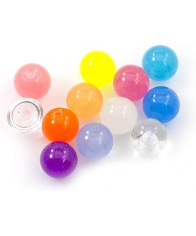 Acrylic Replacement 6mm Ball 14G Screw Pack of 12 balls $6.69 Body Jewelry