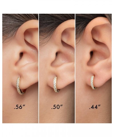 Gold Hoops Earrings 3 Pcs Set $13.08 Earrings