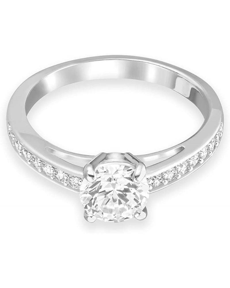 Attract Round Ring Jewelry Collection, Rhodium Finish, Clear Crystals US 6/EU 52 $29.60 Others