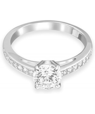 Attract Round Ring Jewelry Collection, Rhodium Finish, Clear Crystals US 6/EU 52 $29.60 Others