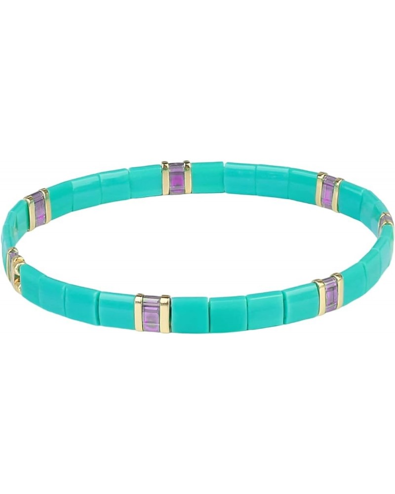 Women Stretch Bracelets Delicate Multi-color Tila Miyuki Beads Bracelets Women Handmade Personalized Bracelets F01 $9.58 Brac...