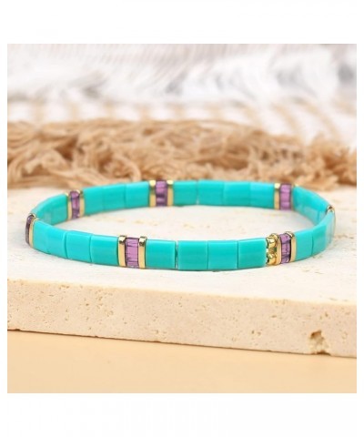 Women Stretch Bracelets Delicate Multi-color Tila Miyuki Beads Bracelets Women Handmade Personalized Bracelets F01 $9.58 Brac...