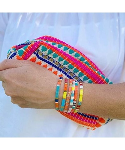 Women Stretch Bracelets Delicate Multi-color Tila Miyuki Beads Bracelets Women Handmade Personalized Bracelets F01 $9.58 Brac...