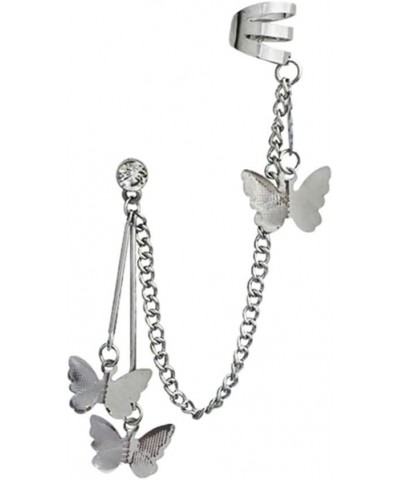 Stud Punk Drop Dangle Piercing Earrings 1 pc (Sold Individually) 1pc Butterfly $8.99 Earrings