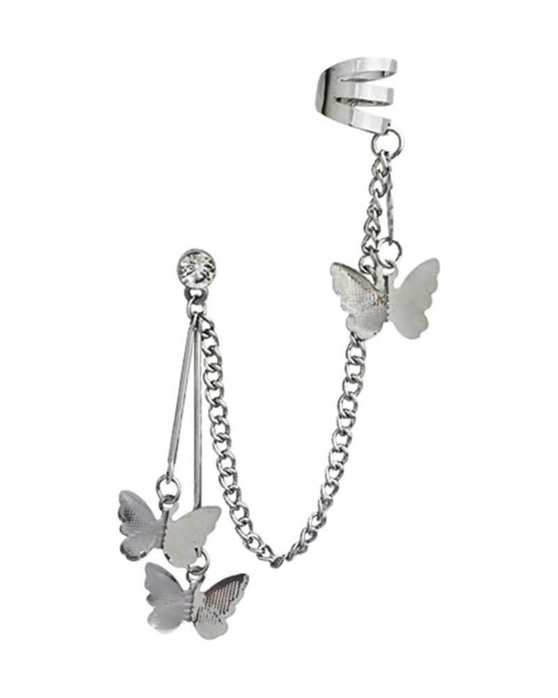 Stud Punk Drop Dangle Piercing Earrings 1 pc (Sold Individually) 1pc Butterfly $8.99 Earrings