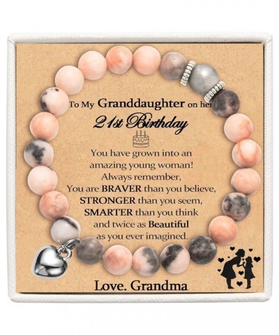 21st Birthday Gifts for Women Her, 21 Year Old Birthday Gifts for Her, Beaded Bracelet Gifts for 21st Birthday Female, Happy ...