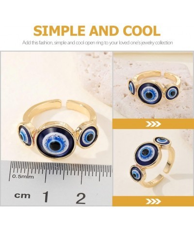 Demon Eye Ring Evil Eye Open Ring Evil Eye Rings Ring for Women Fashion Jewelry for Women Rings for Women Turkish Evil Eye Ri...