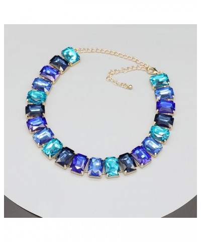 iSPECIALMulticolored Crystal rihinestone Necklace for Women, Celestial Harmony Enchanting Crystal Choker for Women Sparkling ...