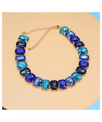 iSPECIALMulticolored Crystal rihinestone Necklace for Women, Celestial Harmony Enchanting Crystal Choker for Women Sparkling ...