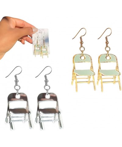 Chair Earrings - Folding Chair Earrings, Alabama Brawl Folding Chair Earrings,Montgomery Brawl Chair Earrings Women 2pcs-B $1...