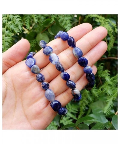 1pc Natural Stretch Gemstone Bracelet 7mm-10mm Free Form Bead 7 Inch 7.5 Inch Healing Crystal Engergy Quartz Chakras Jewelry ...