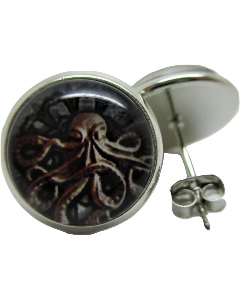 Octopus Stud Post Earrings - New - Pair! $5.82 Earrings