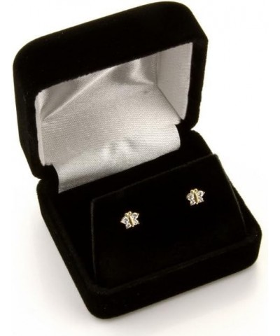 14k Yellow Gold 5mm Round Bezel Set Stud Earrings with Screw Back - 12 Different Color Available Apr $30.60 Earrings