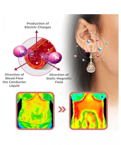 Slimaoo Lymph Flow Magnetogen Earrings, Slimaoo Earrings, Lymph Flow Magnetogen Earrings, Lymphatic Earrings 3PC-B $12.99 Ear...