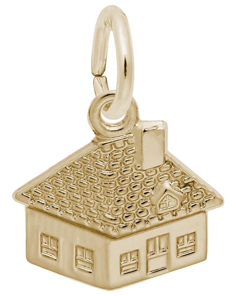 10k Yellow Gold House Charm, Charms for Bracelets and Necklaces $47.25 Bracelets