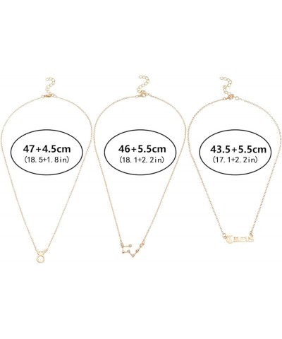 Dainty Layered Pendant Initial Choker Necklaces for Women Constellation Exquisite Layer For Women Birthday Chain Necklace Sim...