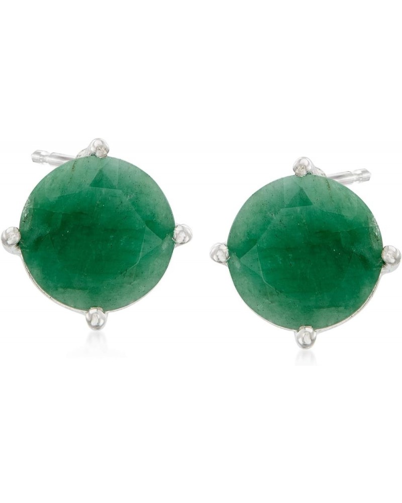 4.00 ct. t.w. Gemstone Earrings in Sterling Silver Emerald $23.76 Earrings