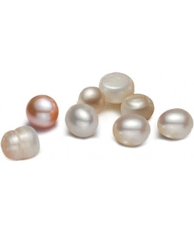 Oyster with Pearl Inside, Freshwater Cultured Oval Pearl Beads (5-7mm about 18pcs Pearls) Gifts $11.04 Necklaces