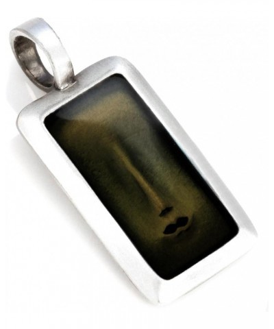 Visage 3' Resin and Metal Face Pendant (B68) Black $10.98 Pendants