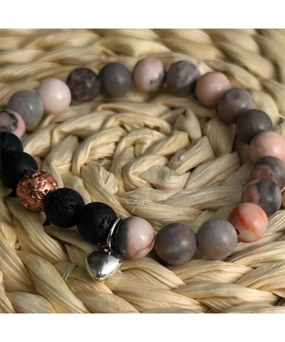 Natural Stone Black and Pink Bracrlets The Love Between a Mother/Grandmother/Sister and Her Daughter/Granddaughter/Sister Bea...