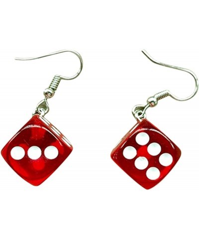 ZYHO 3D Dice Earrings Funny Weird Earrings Aesthetic Cool Quirky Cute Indie Y2k Drop Dangle Earrings Costume for Women Girls ...