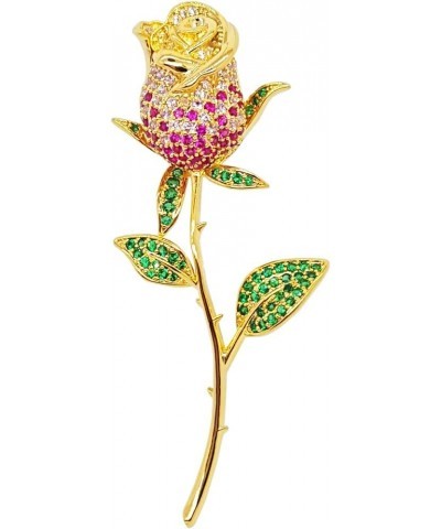 Brooch for Women Fashion Flower Tulips Pins Clothes Decoration Jewelry Pink $13.67 Brooches & Pins