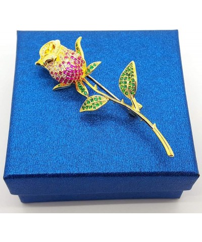 Brooch for Women Fashion Flower Tulips Pins Clothes Decoration Jewelry Pink $13.67 Brooches & Pins