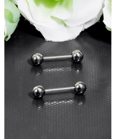 14G 16G G23 Titanium Internally Threaded Straight Barbell Body Piercing Jewelry Tongue Rings Nipple Rings Piercing Jewelry fo...