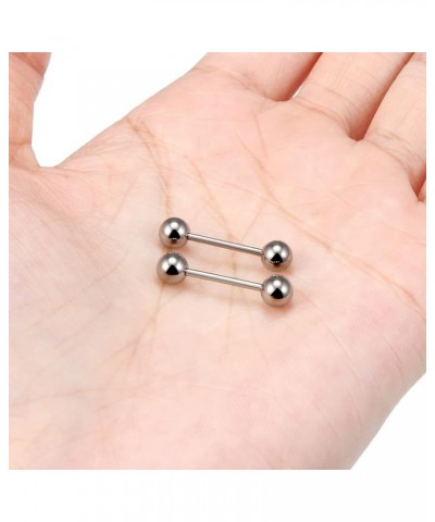 14G 16G G23 Titanium Internally Threaded Straight Barbell Body Piercing Jewelry Tongue Rings Nipple Rings Piercing Jewelry fo...