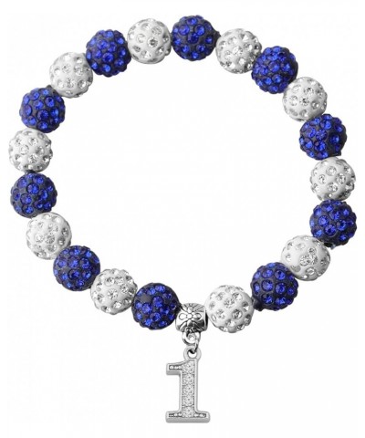 Sorority Gift Finer Women Jewelry Greek Sorority Jewelry Gift Blue-1 $9.71 Bracelets