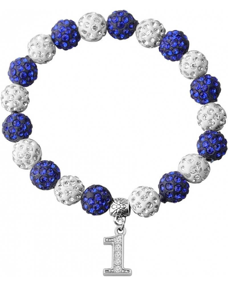 Sorority Gift Finer Women Jewelry Greek Sorority Jewelry Gift Blue-1 $9.71 Bracelets