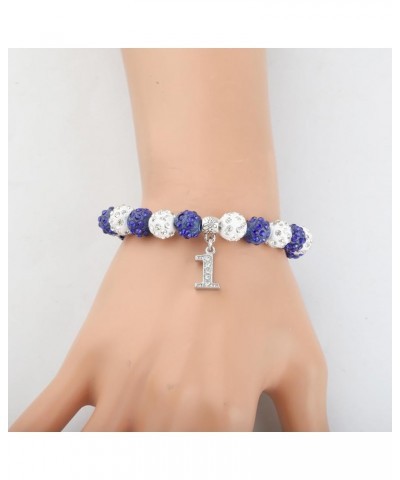 Sorority Gift Finer Women Jewelry Greek Sorority Jewelry Gift Blue-1 $9.71 Bracelets