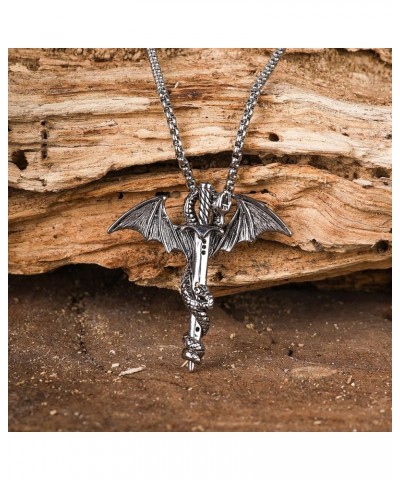 Dragon Necklace, Medieval Mythic Dragon Totem Pendant, Dragon Jewelry Gift for Men and Women 6 $9.89 Necklaces