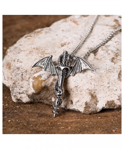 Dragon Necklace, Medieval Mythic Dragon Totem Pendant, Dragon Jewelry Gift for Men and Women 6 $9.89 Necklaces