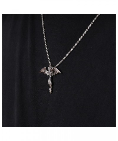 Dragon Necklace, Medieval Mythic Dragon Totem Pendant, Dragon Jewelry Gift for Men and Women 6 $9.89 Necklaces